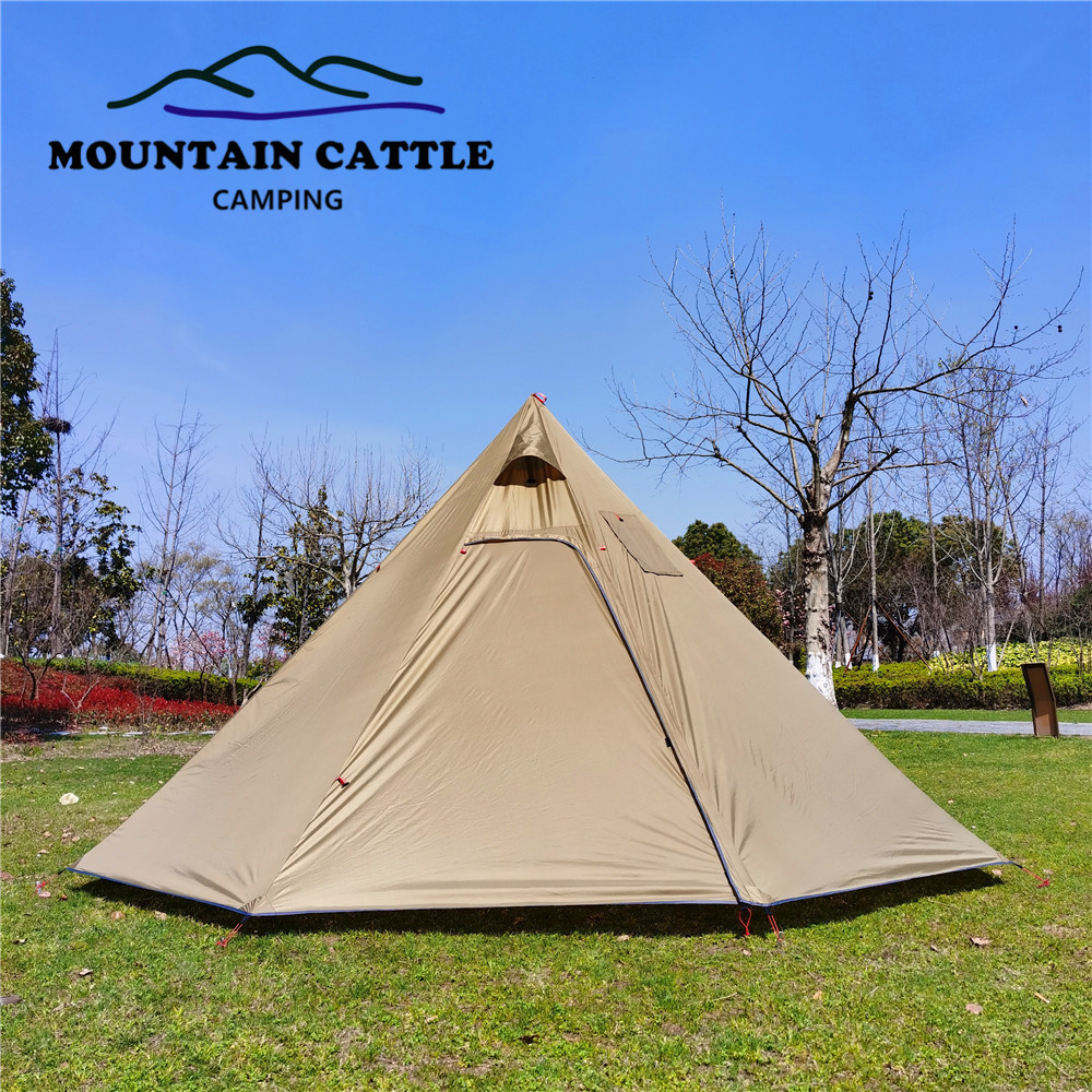 Camping Cooking Tent - 2-3 Person Winter Pyramid Tent Ultralight