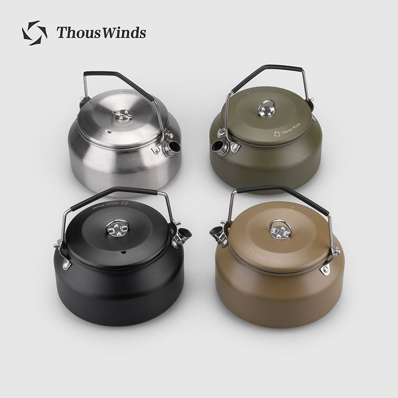 Camping Outdoor Cooking Equipment - Thous Winds Outdoor Camping Kettle, Portable