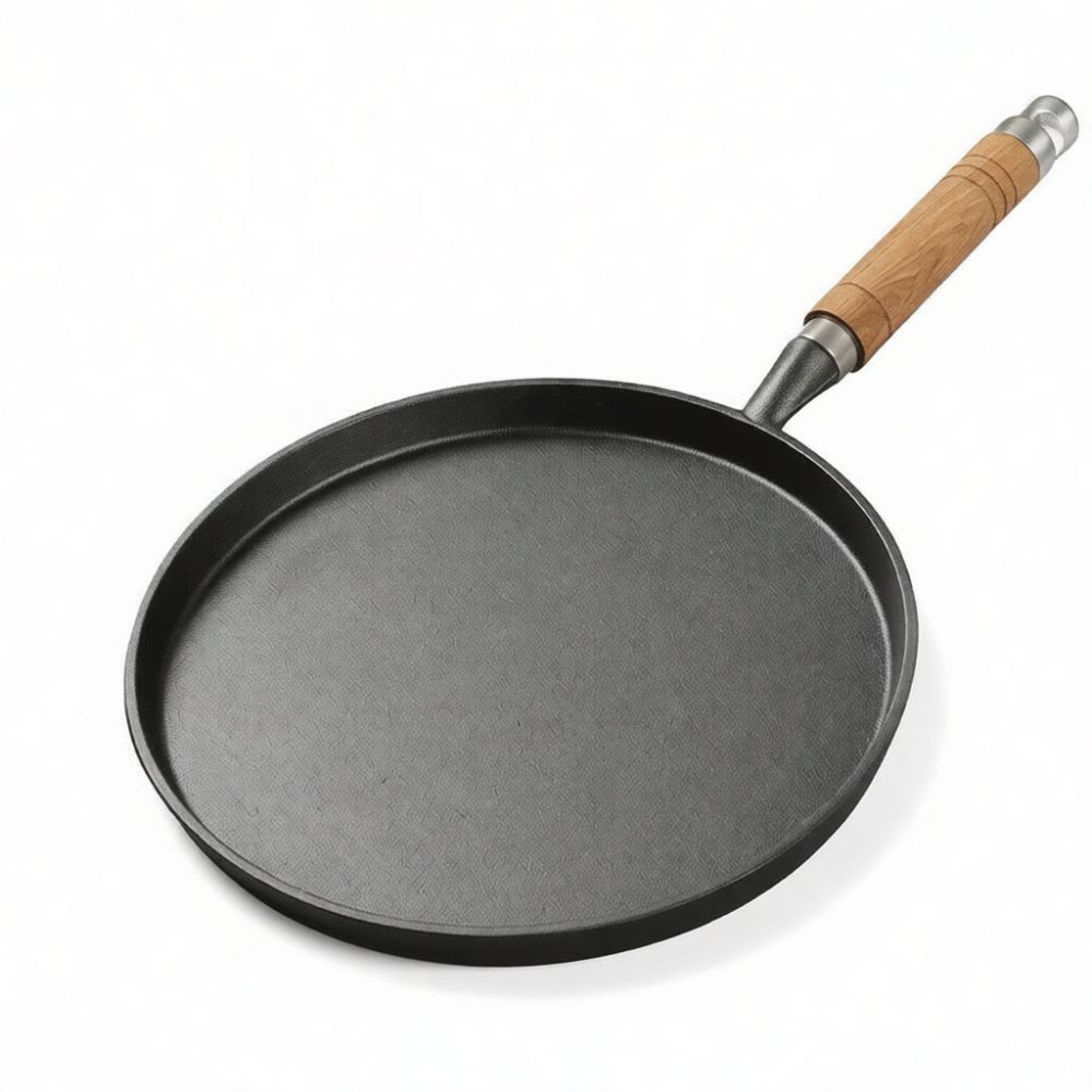 Skillet Cast Iron Camp - Cast Iron Frying Pan Flat Skillet