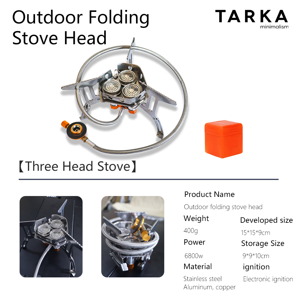 Camping Cooking Gazebo - TARKA Camping Gas Stove 5800w 3