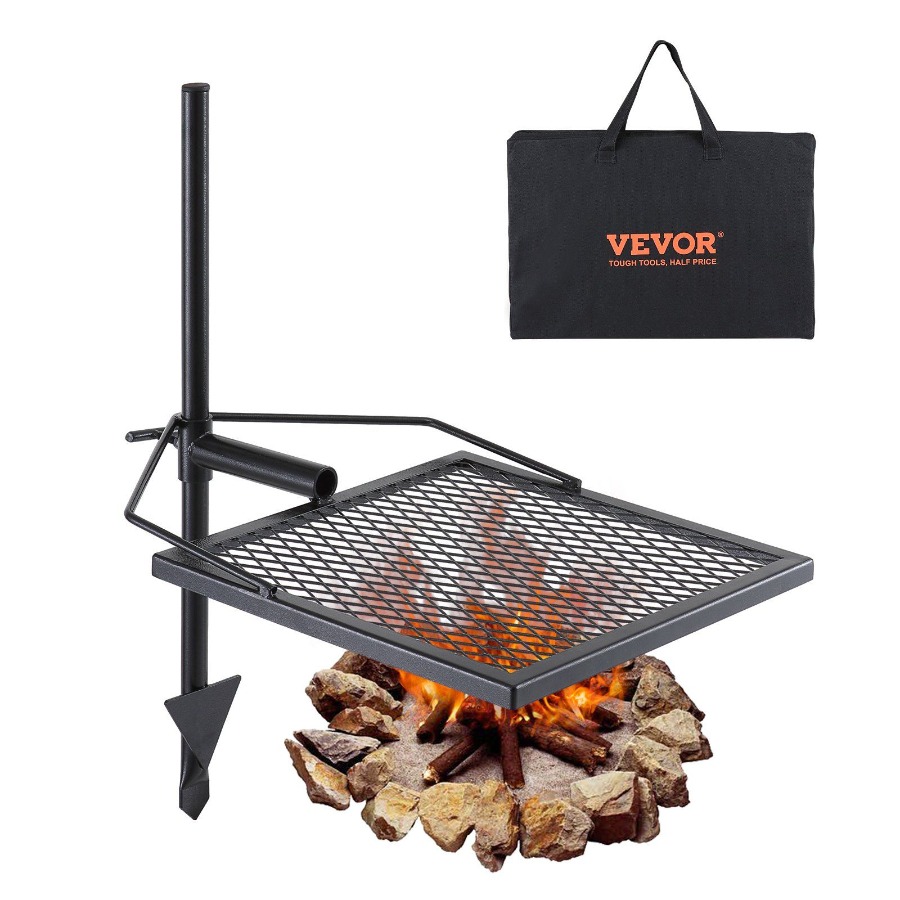Swivel Campfire Grill for Fire - Camping Cooking Fire Pit review and price