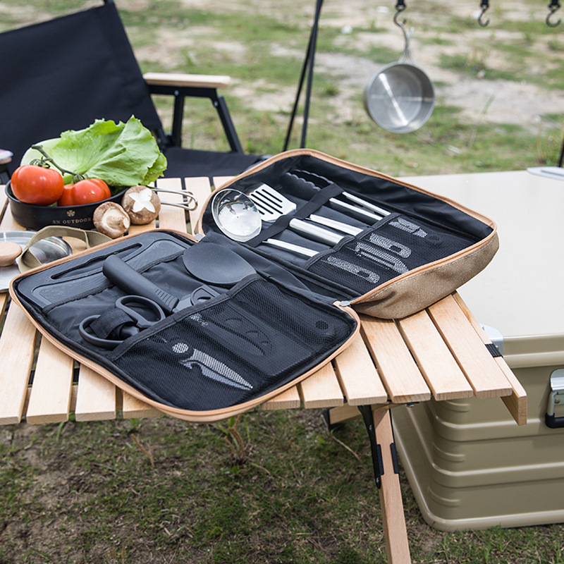 8pcs Camping Kitchen Cookware  - Camping Outdoor Cooking Equipment review and price