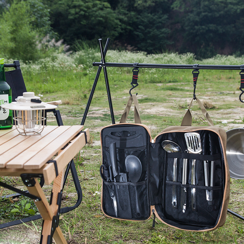 8pcs Camping Kitchen Cookware  - Camping Outdoor Cooking Equipment review and price