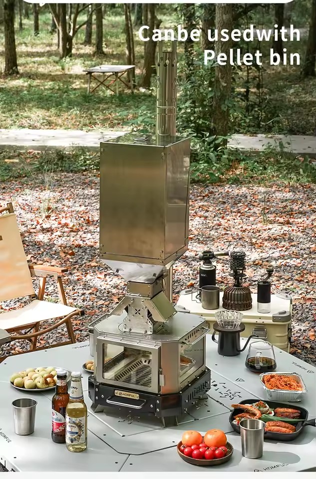 HOMFUL Portable Firewood Stove - Camping Cooking Recipes review and price