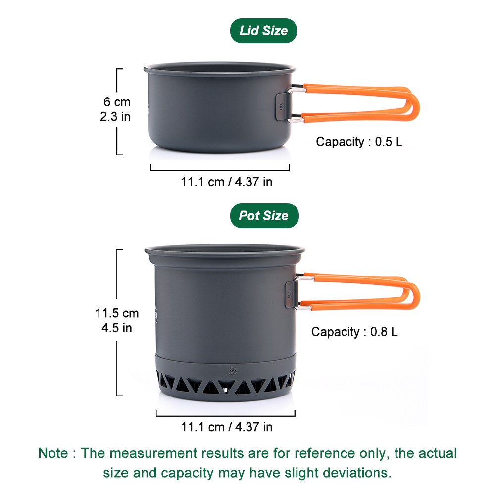 Outdoor Camping Pot 1.3L 2.3L  - Camping Cooking And Dining Set review and price
