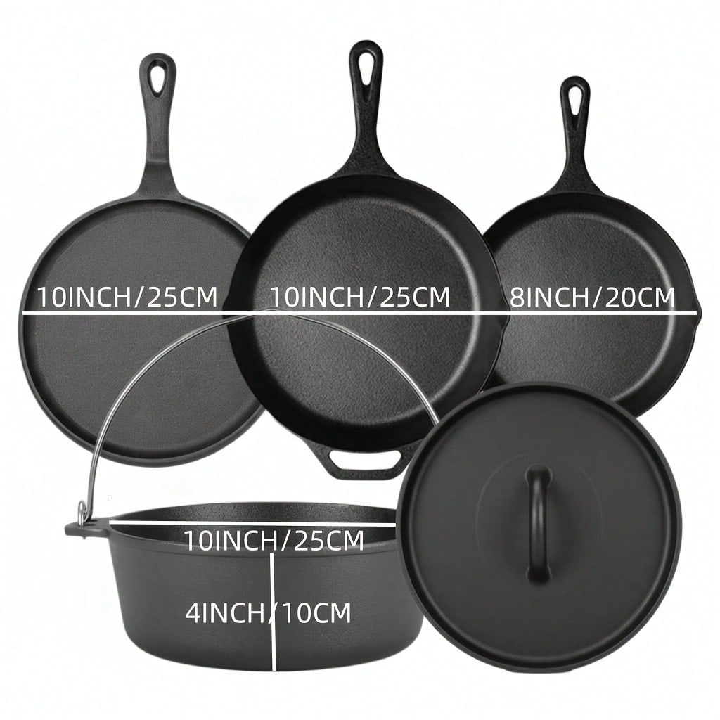 PACILACK Cast Iron Pots And Pa - Skillet Cast Iron Camp review and price