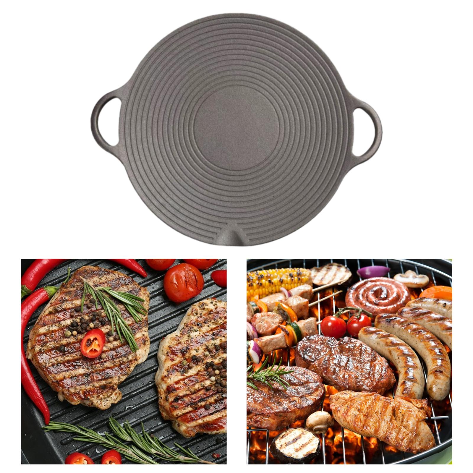 Round Cast Iron Grill Pan Nons - Skillet Cast Iron Camp review and price