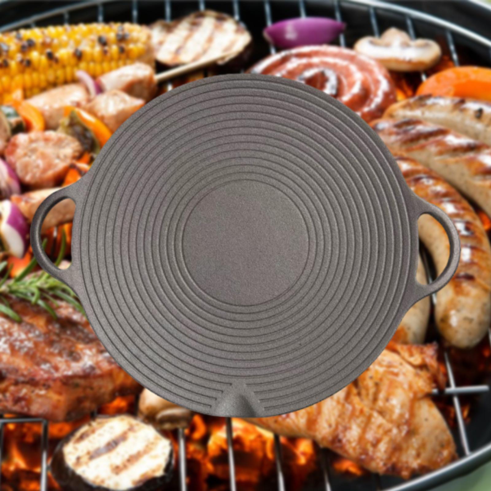 Round Cast Iron Grill Pan Nons - Skillet Cast Iron Camp review and price