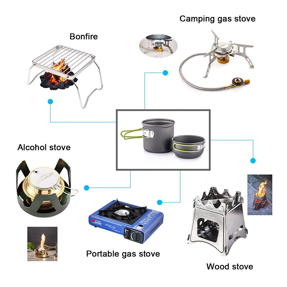 Ultralight Camping Pots Cookwa - Camping Cooking Recipes review and price