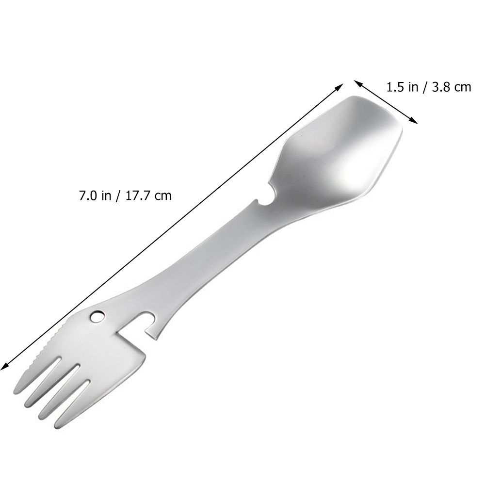 2Pcs Rustproof Stainless Steel - Camp Spork Set review and price