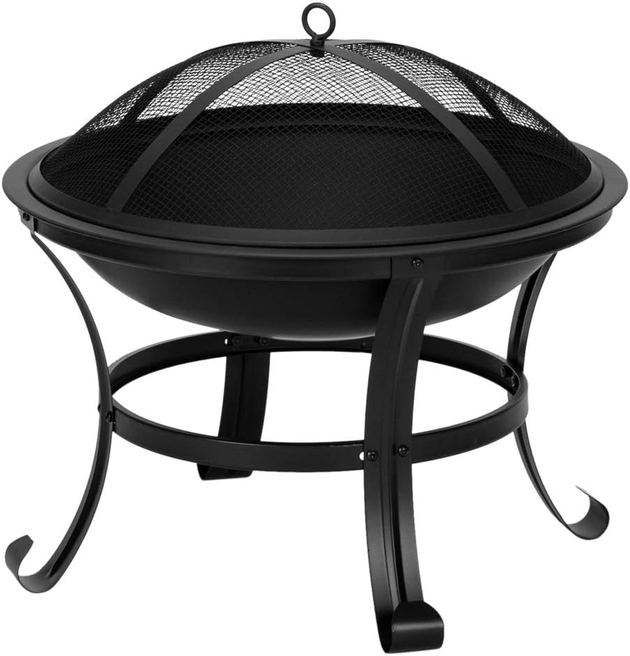 BBQ Grill Outdoor Wood Burning - Camping Cooking Fire Pit review and price