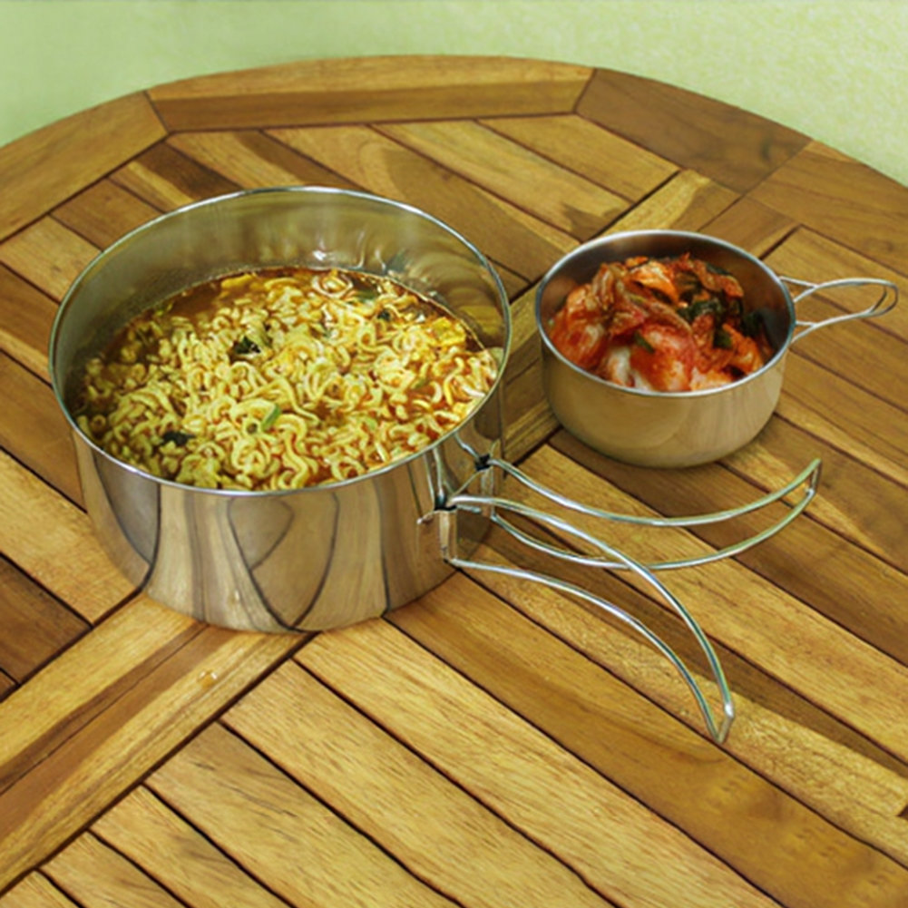 Outdoor Cooking Set 4-Piece St - Nesting Camping Cooking Set review and price