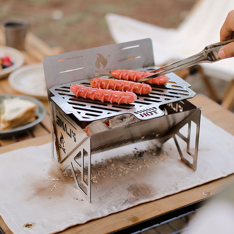Outdoor Wood Burning Camp Stov - Camping Cooking Fire Pit review and price