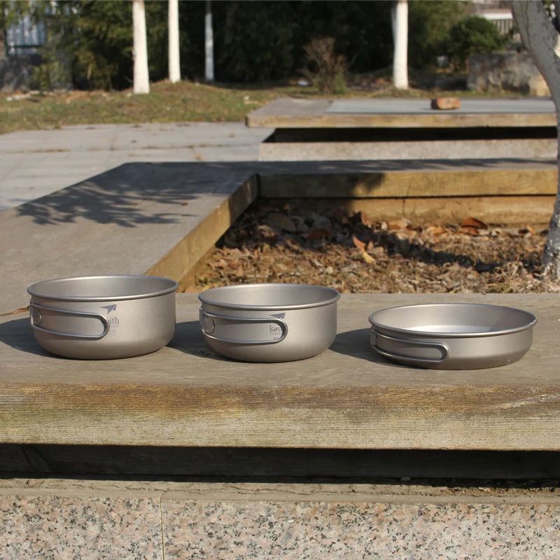 Keith 3PCS Titanium Cookware P - Camping Outdoor Cooking Equipment review and price