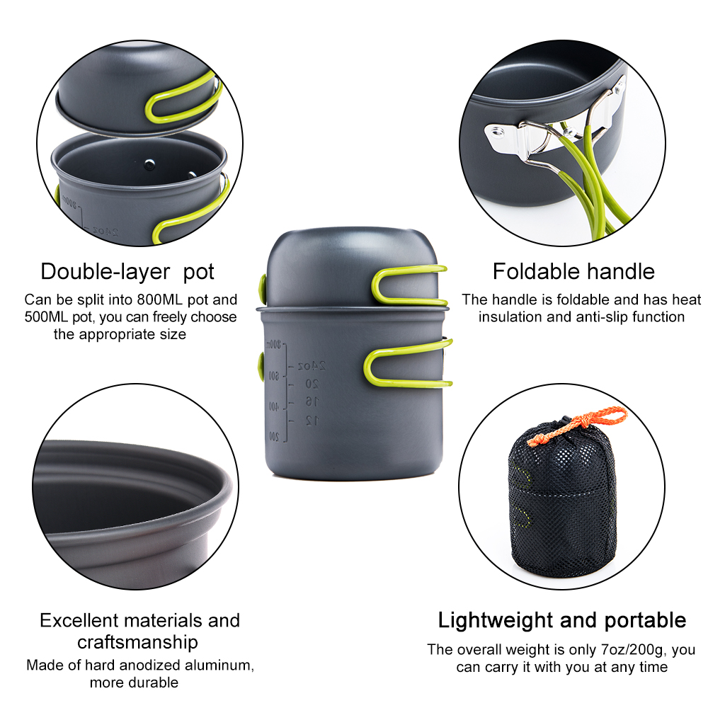 Widesea Ultralight Camping Coo - Camping Cooking Utensil Set review and price