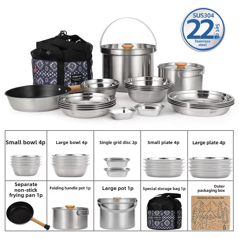 NOBANA Newest Outdoor Stainles - Camping Cooking Recipes review and price