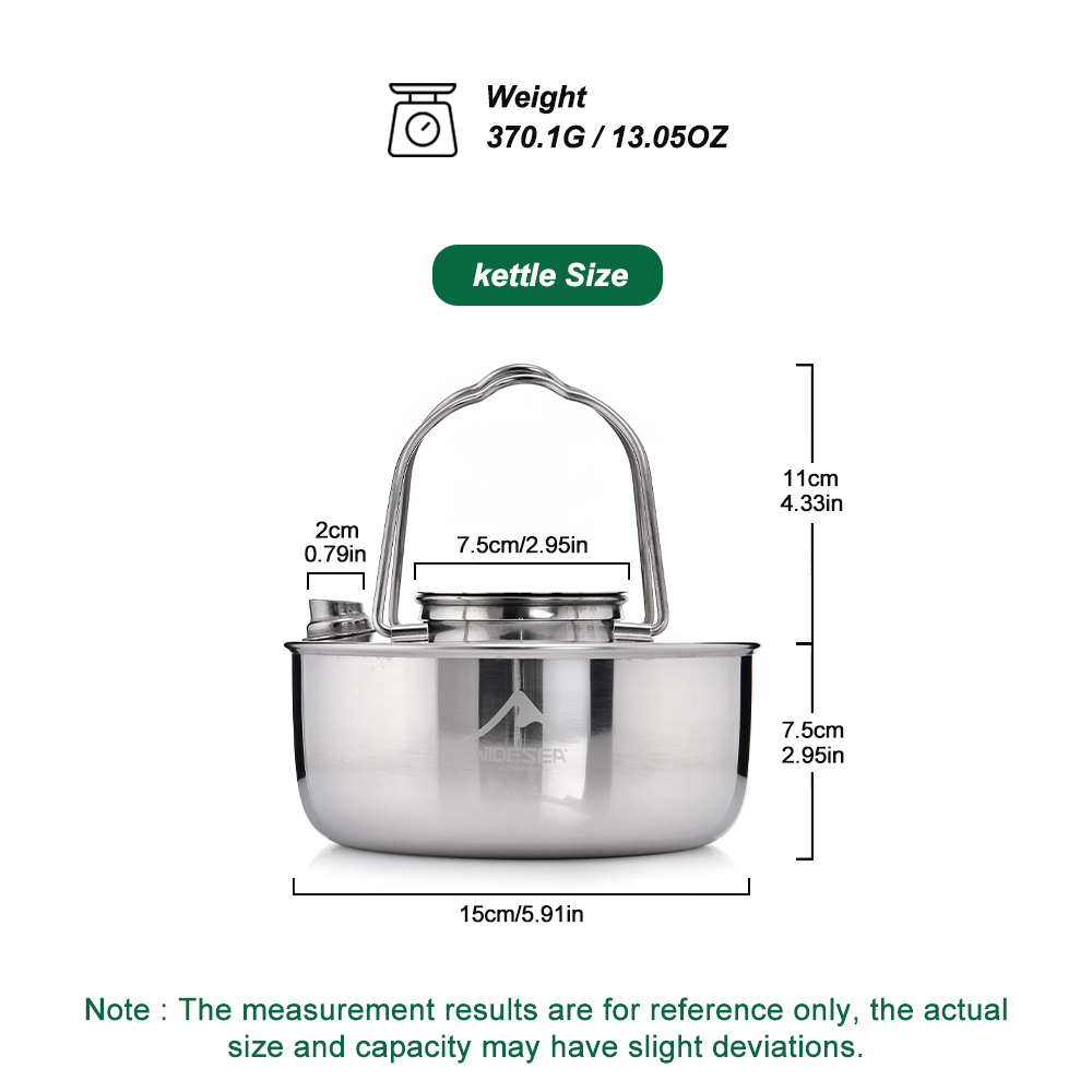Widesea Camping Outdoor 1.7L S - Camping Cooking Utensil Set review and price