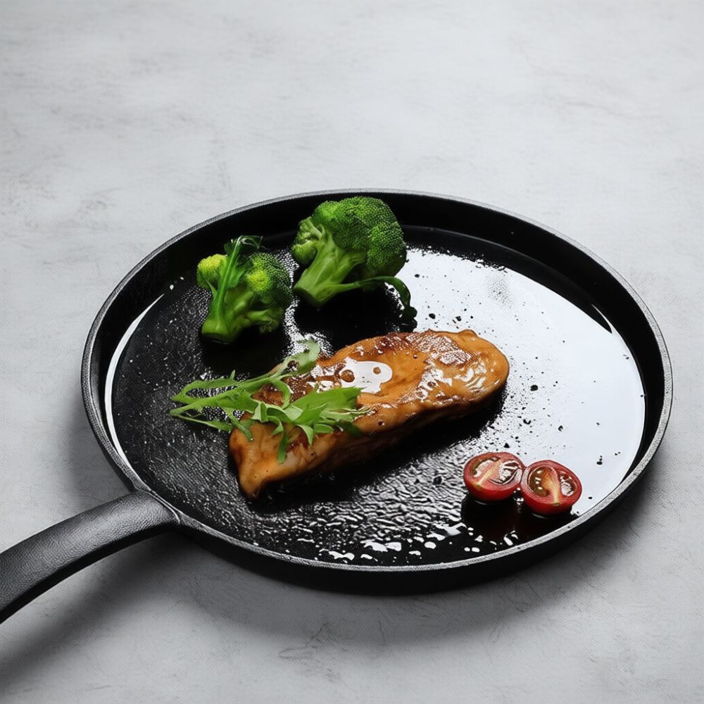 Cast Iron Frying Pan Flat Skil - Skillet Cast Iron Camp review and price