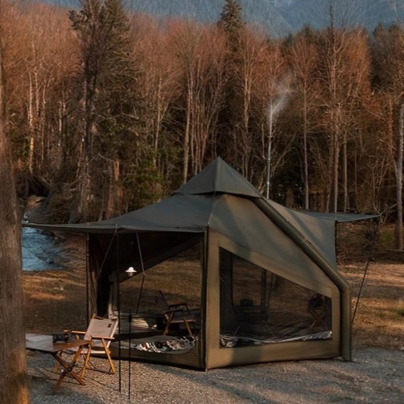Family Tourist Inflatable Tent - Camping Cooking Tent review and price